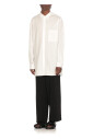 chemise-en-coton-blanc-col-rond