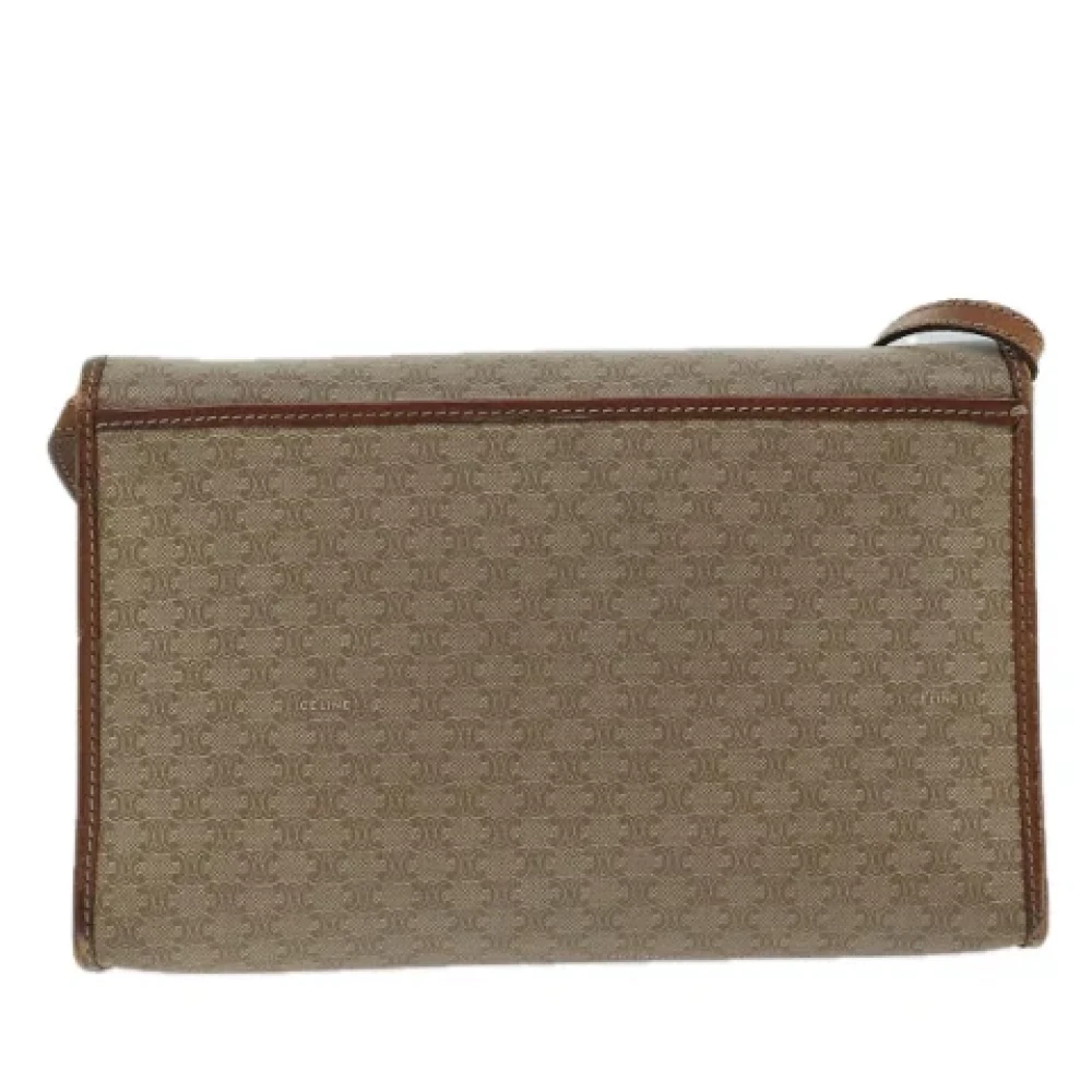 Celine Vintage Pre-owned Canvas celine-bags Beige Dames