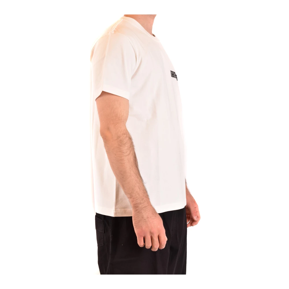 Calvin Klein Korte Mouw T-Shirt Casual en Elegant Stijl White Heren