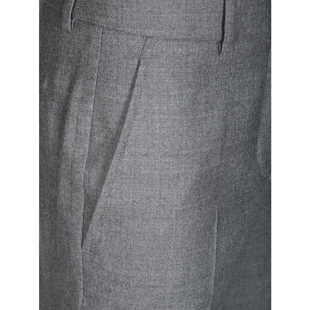 Incotex Flanellen Broek Gray Dames