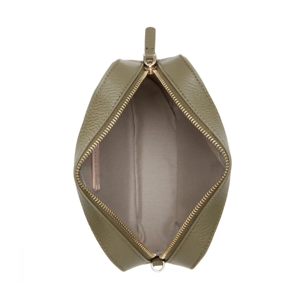 Coccinelle Stijlvolle Leren Crossbody Tas met Rits Green Dames