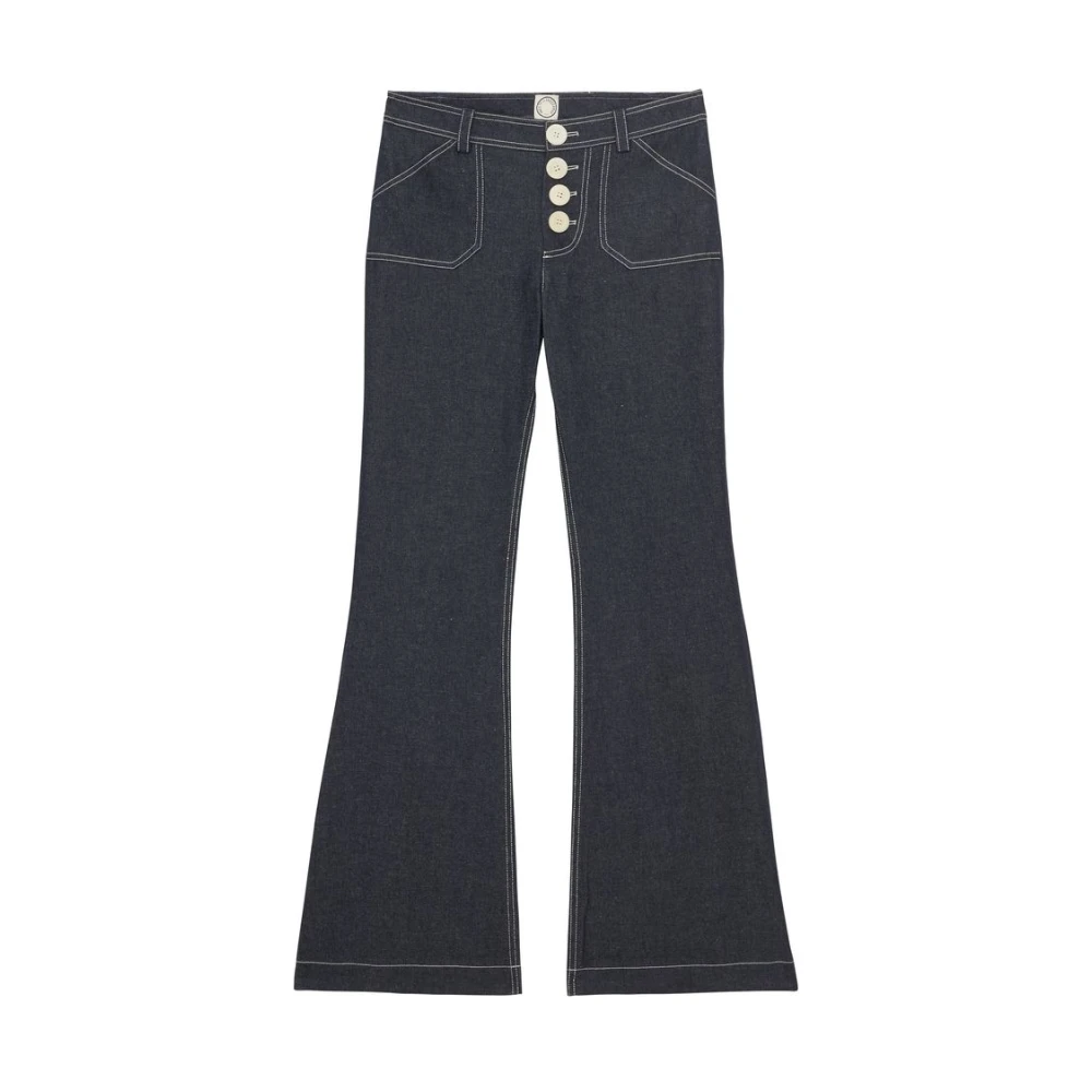 Ines De La Fressange Paris Charlotte broek Blue Dames
