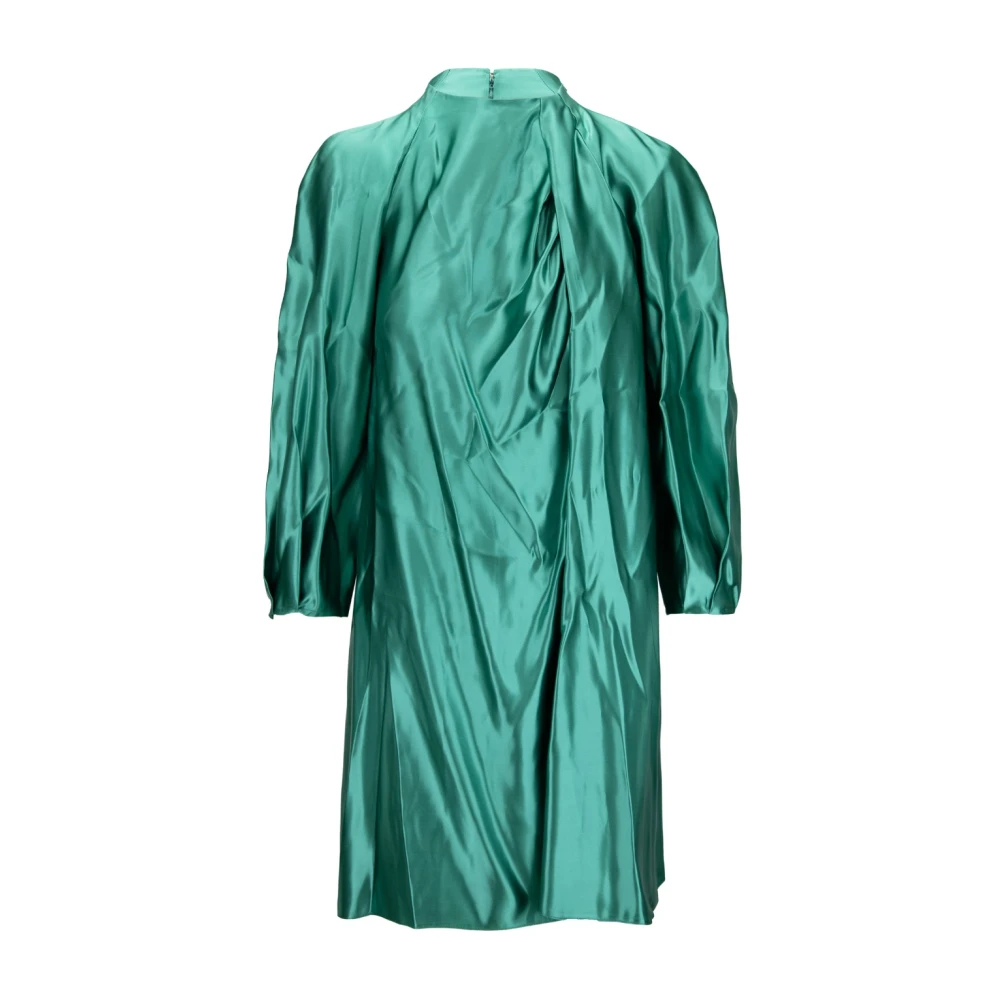 Elisabetta Franchi Jurk met rits en haak Green Dames