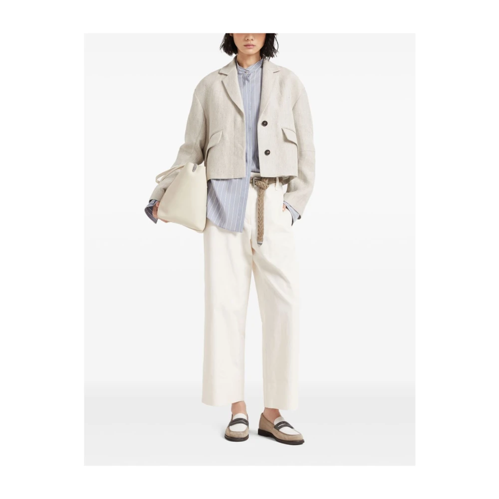 BRUNELLO CUCINELLI Elegante Overhemden Collectie Blue Dames