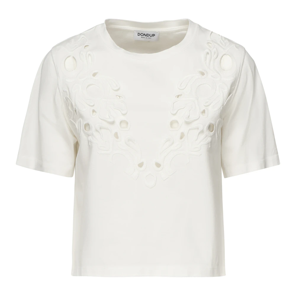 Dondup - Tops > T-Shirts - White - Dondup - Modalova