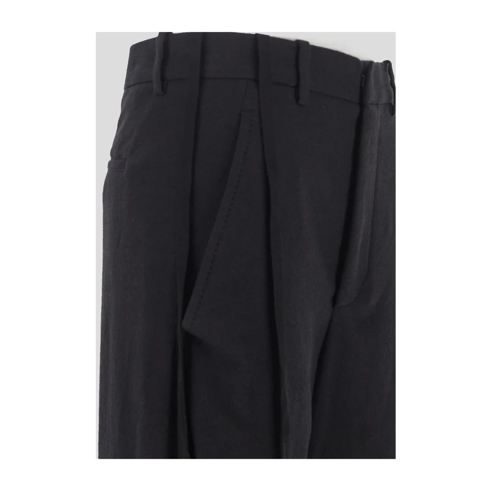 Ann Demeulemeester Oversized Broek Black Dames
