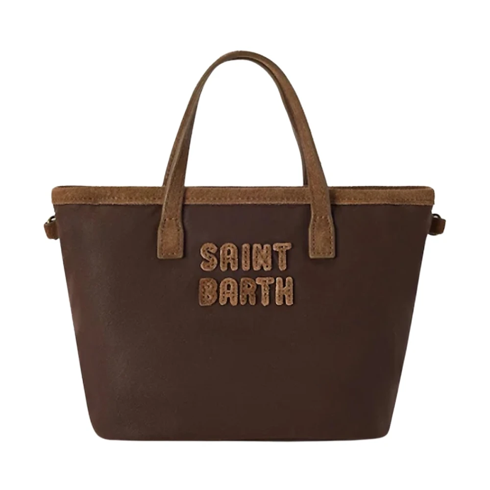 Mc2 Saint Barth Donna Marrone - Mini City Bag - Bags - One Size