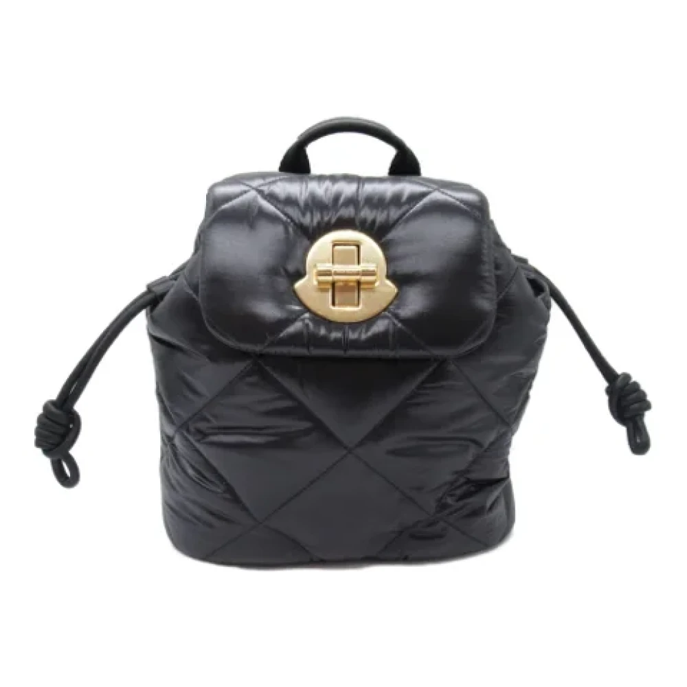 Moncler Pre-owned Fabric backpacks Black Dames