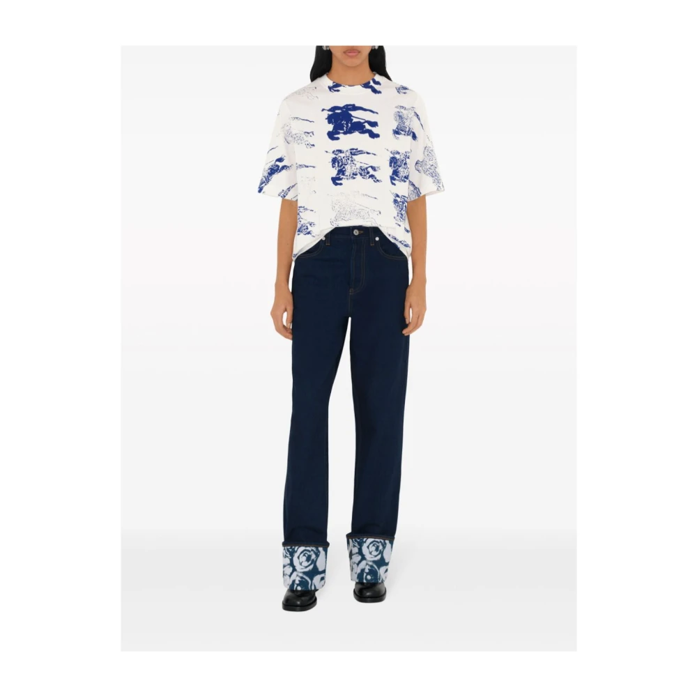 Burberry Stijlvolle T-shirts en Polos White Dames