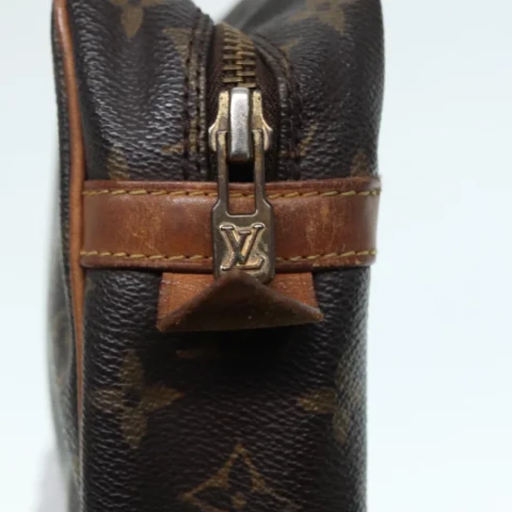 Louis Vuitton Vintage Pre-owned Canvas clutches Brown Dames