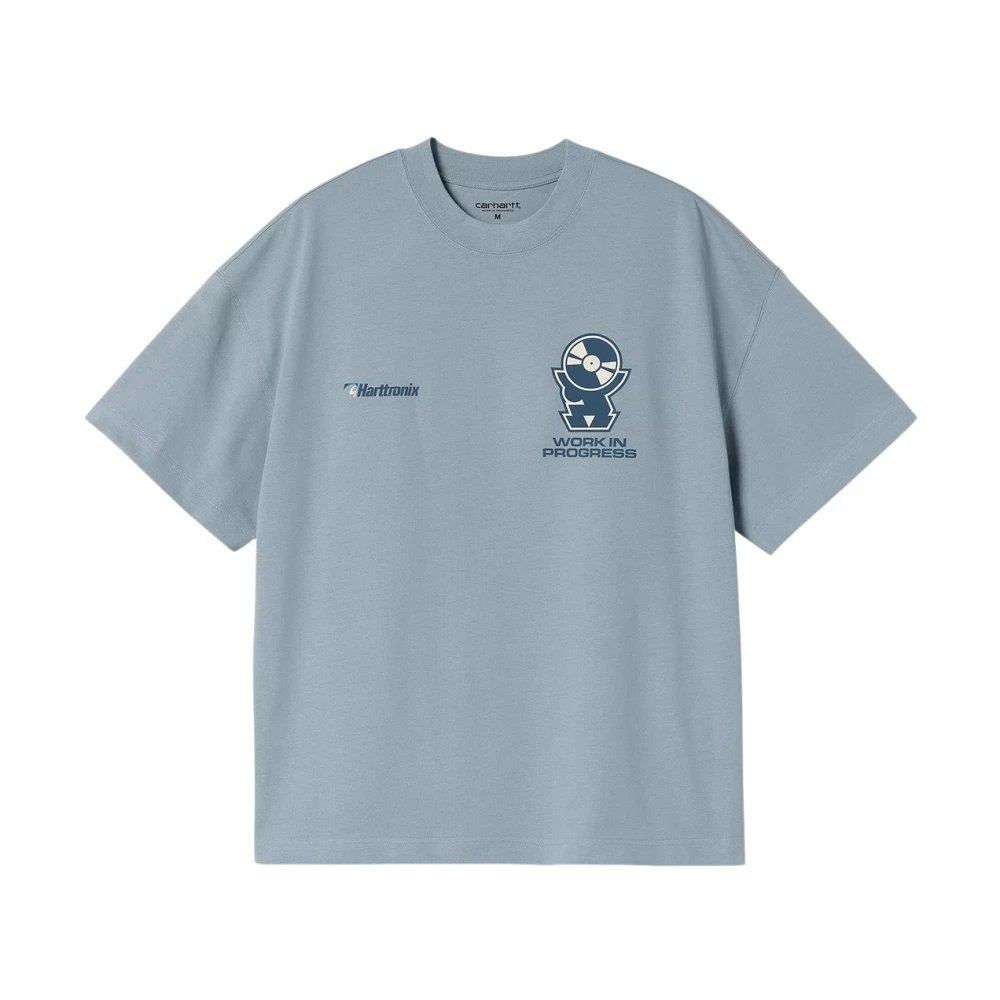 Carhartt WIP Grafische Print Katoenen T-Shirt Blue Heren