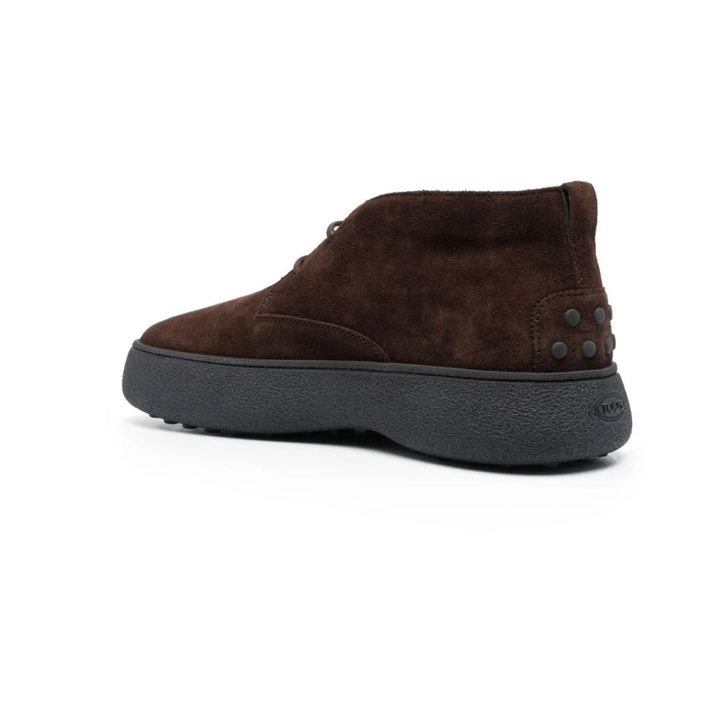 TOD'S Lace-up Boots Brown Heren