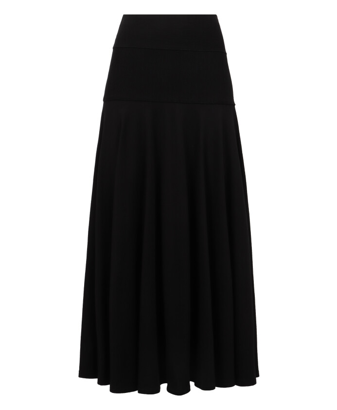 jupe-midi-a-line-en-coton-tricote