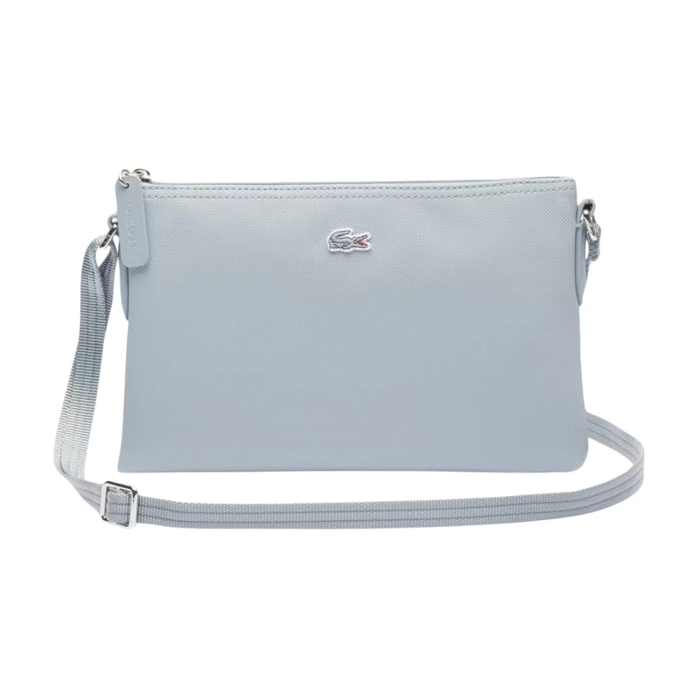 Lacoste Donna Grigio Borsa Crossover Piana Tradewings