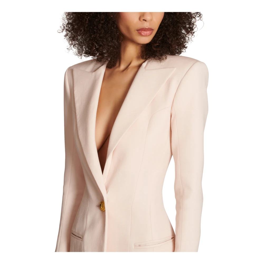 Balmain Korte korrel de poederjurk Pink Dames