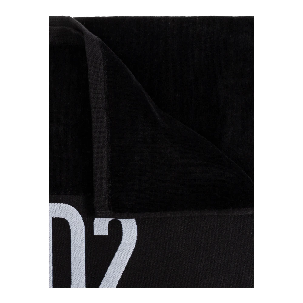 Dsquared2 Badhanddoek Black Heren