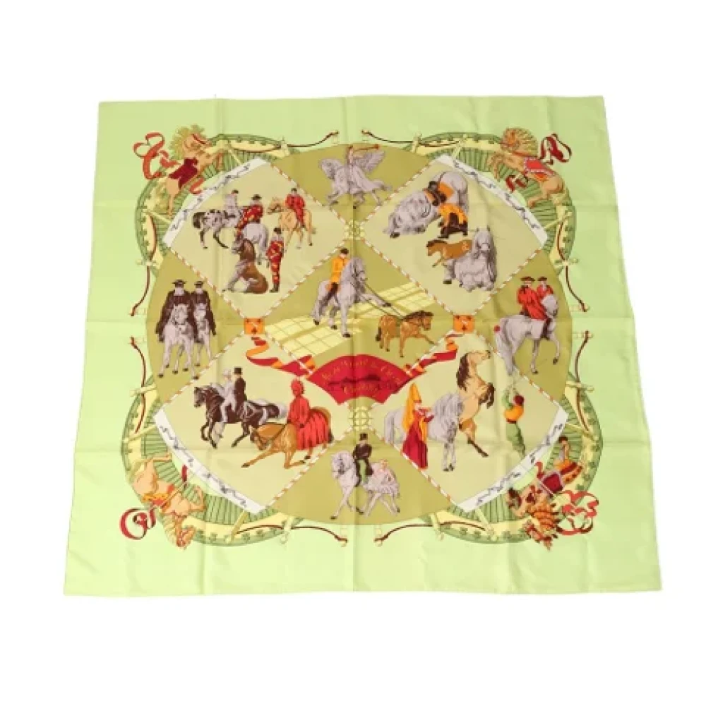 Pre-owned > Pre-owned Accessories > Pre-owned Scarves - - Hermès Vintage - Modalova