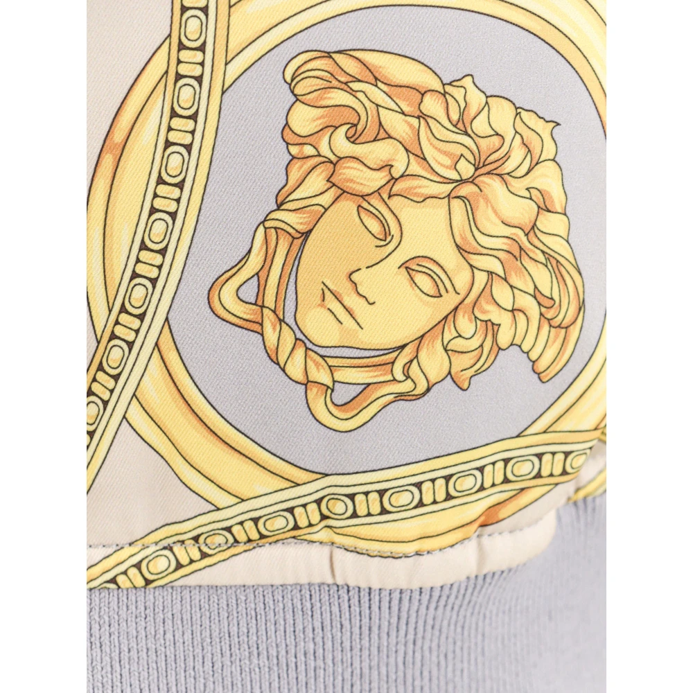 Versace Gouden jas met ritssluiting Multicolor Heren