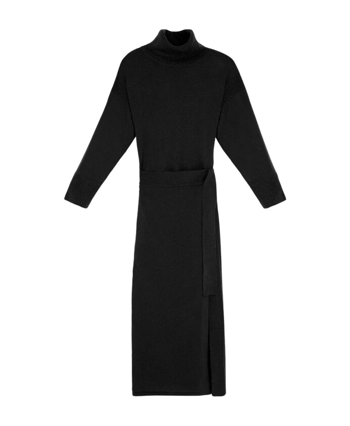 robe-noire-avec-ceinture-style-elegant-intemporel