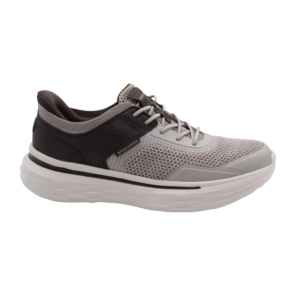 Skechers Men's Gray Bugsy Sneaker - Sneakers - 9 Uk - Shoes