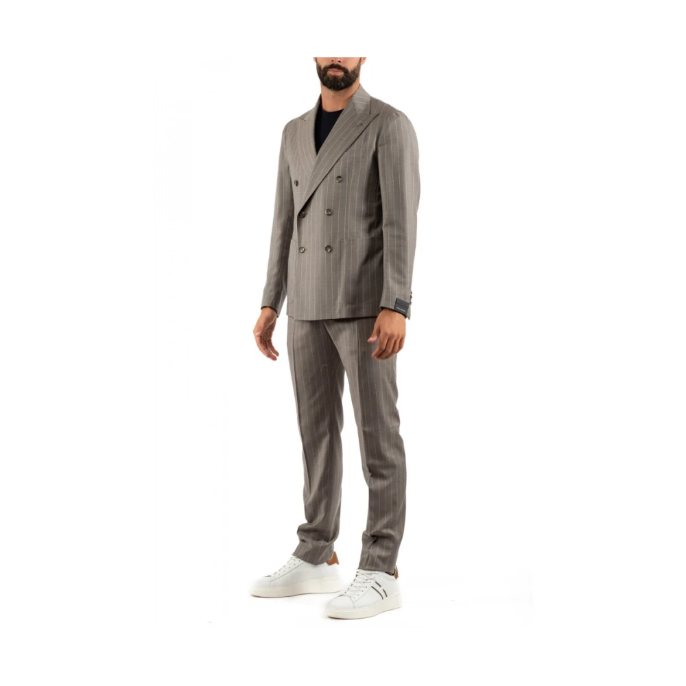 Tagliatore Heren Pak Jas Brown Heren