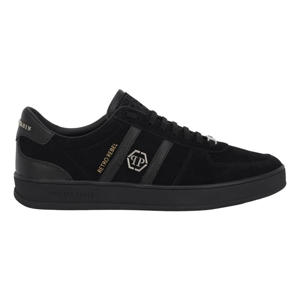 Philipp Plein Low-Top Sneakers Retro Rebel unisex Schoenen Zwart