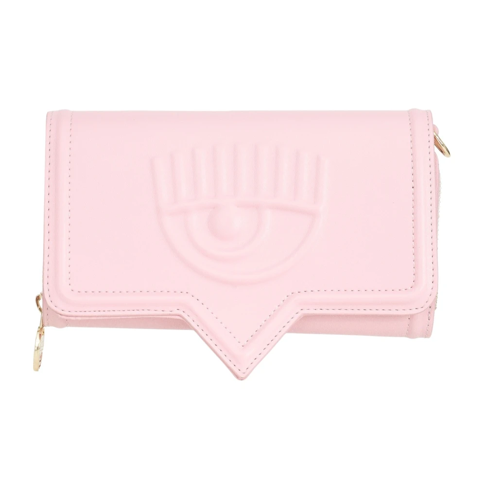 Chiara Ferragni Collection Eyelike Pochette met Afneembare Ketting Pink Dames