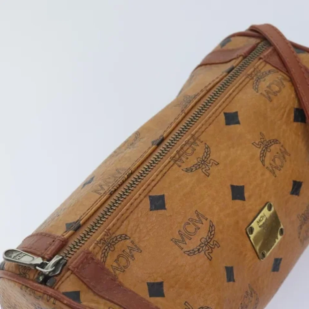 MCM Pre-owned Leather shoulder-bags Brown Dames