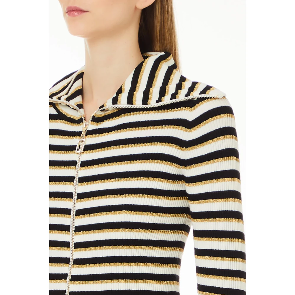 Liu Jo Open Gebreide Trui Multicolor Dames