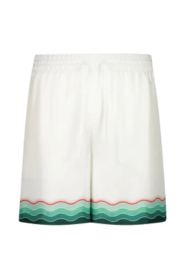 Montagne Ondulee Silk Shorts