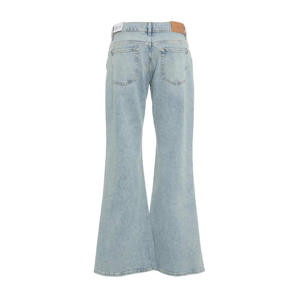 7 For All Mankind Blauwe Flare Jeans Dameskleding Blue Dames