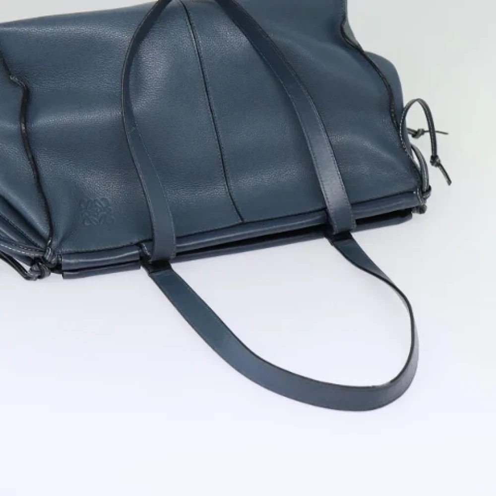 Loewe Pre-owned Leather totes Blue Dames