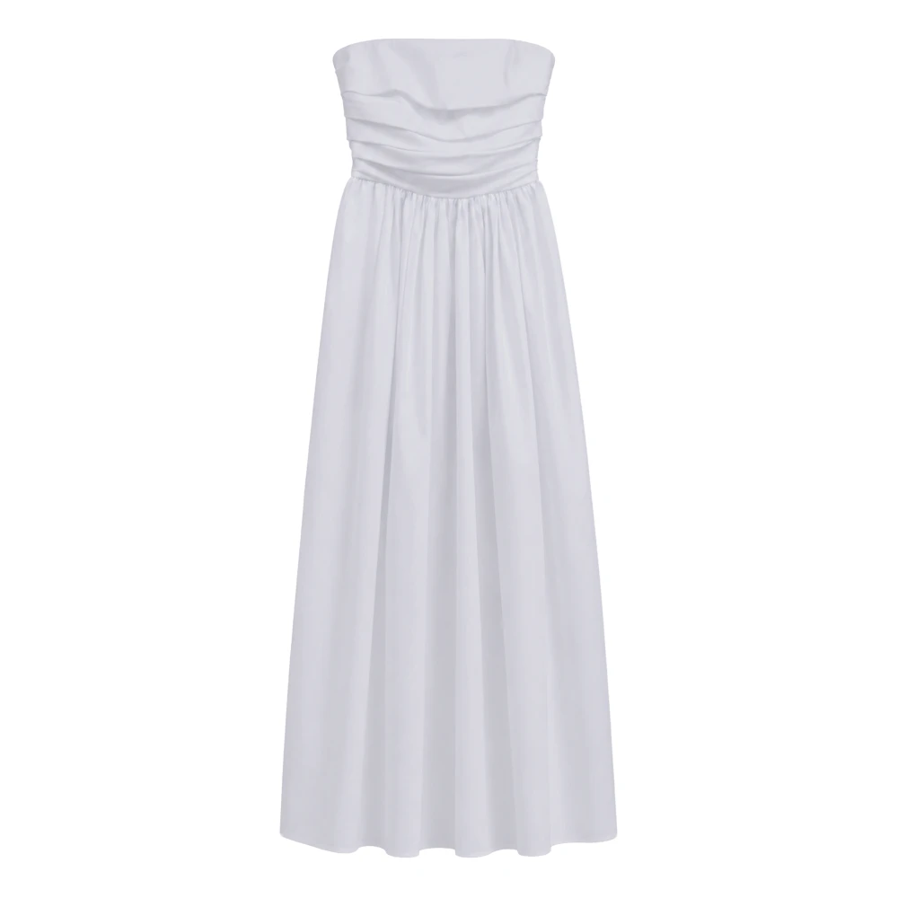 Imperial White Midi Dresses, Female, Xs, Abito