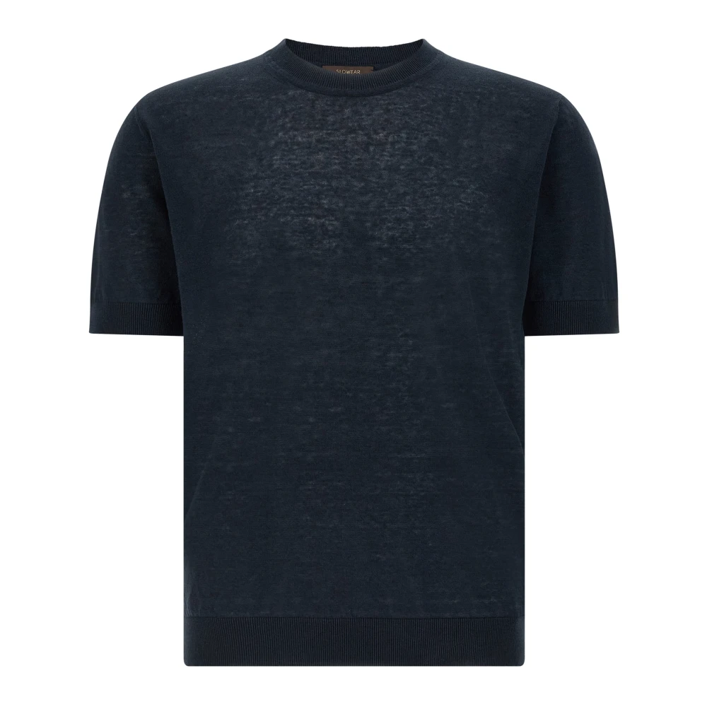 Zanone Mannelijk Blauw Ice Lino Sweater