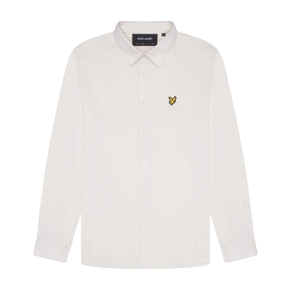 Lyle & Scott LS Vävda Skjortor Interlock Skjorta White, Herr