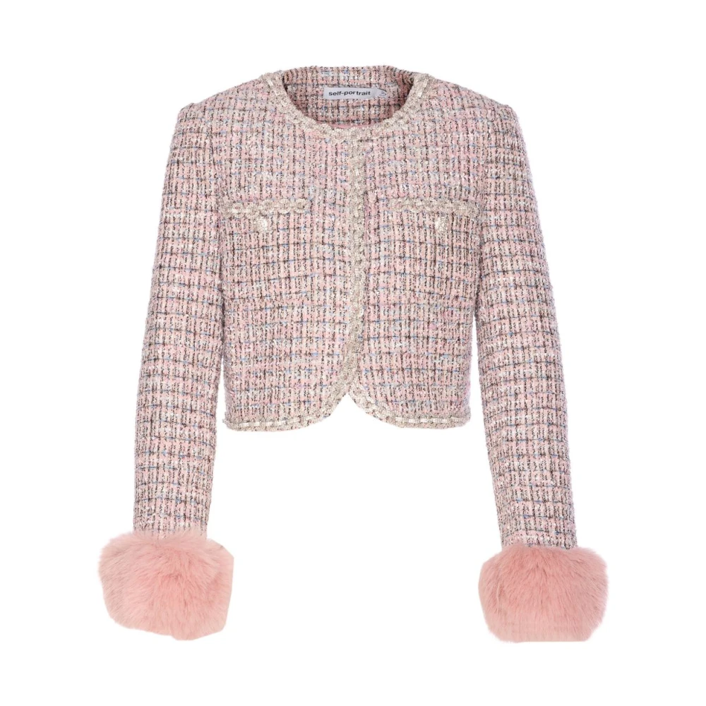 Jackets > Tweed Jackets - - Self Portrait - Modalova