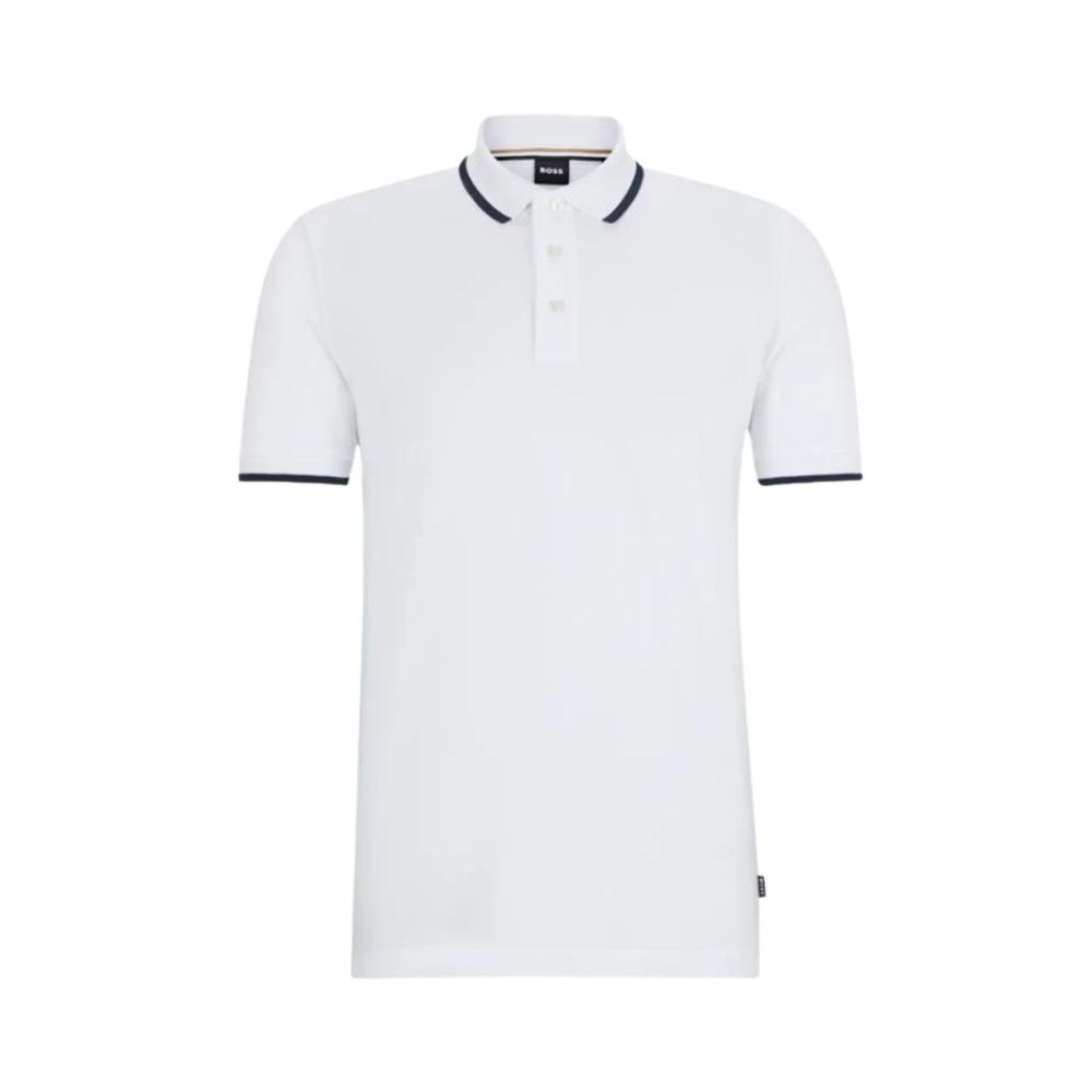 Hugo Boss Parlay 190 Heren Polo Shirt White Heren