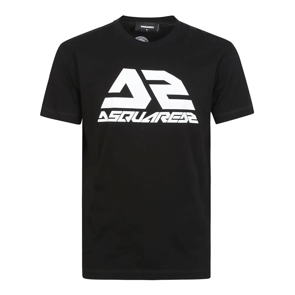 Dsquared2 Zwarte T-shirts en Polos Black Heren