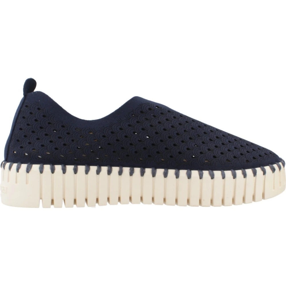 Ilse Jacobsen Hornbæk Platte Schoenen Tulip Stijl Sneakers Dames Schoenen Blauw