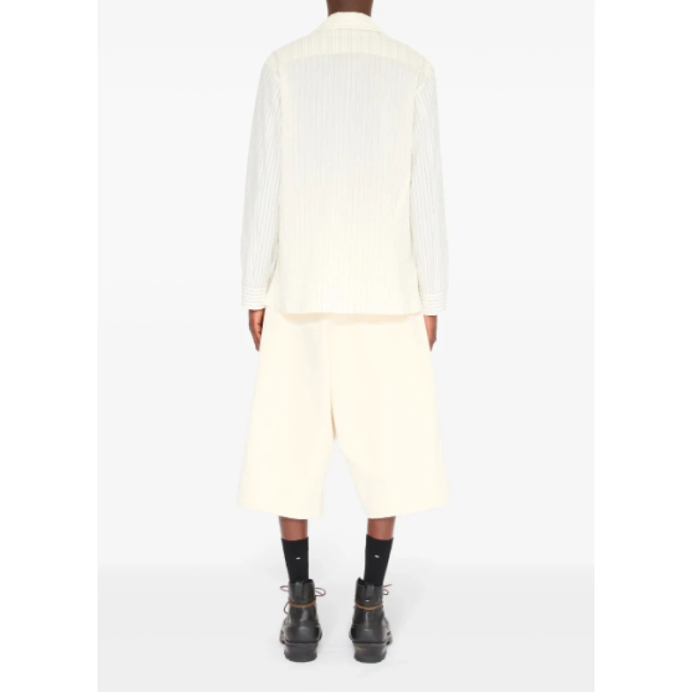 Maison Margiela Gestreept overhemd met lange mouwen White Heren