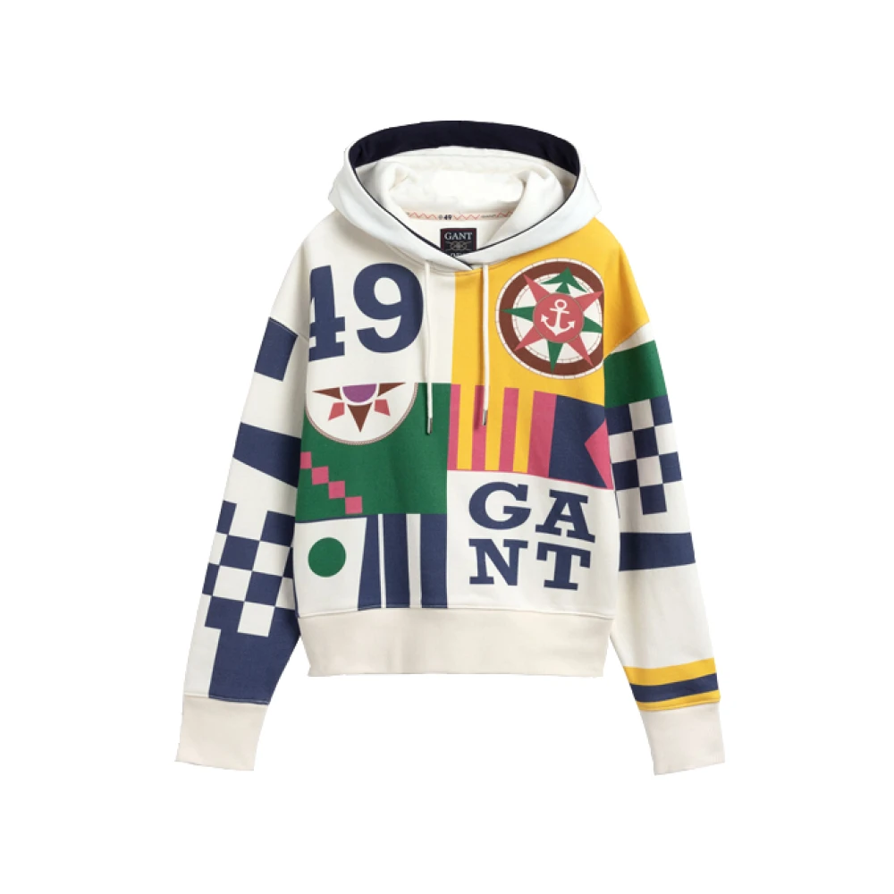 Gant Hoodie Rough Weather Collection Multicolor Dames