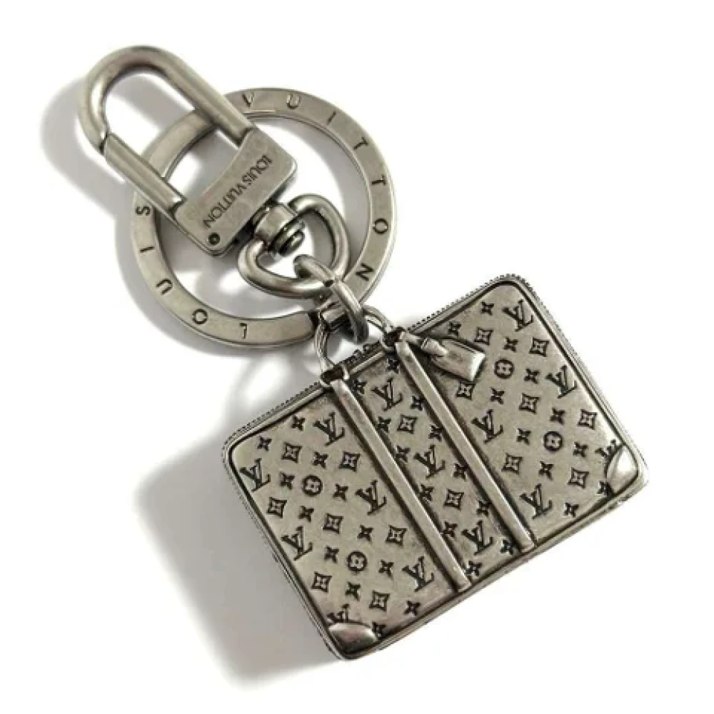 Louis Vuitton Vintage Pre-owned Metal key-holders Gray Dames