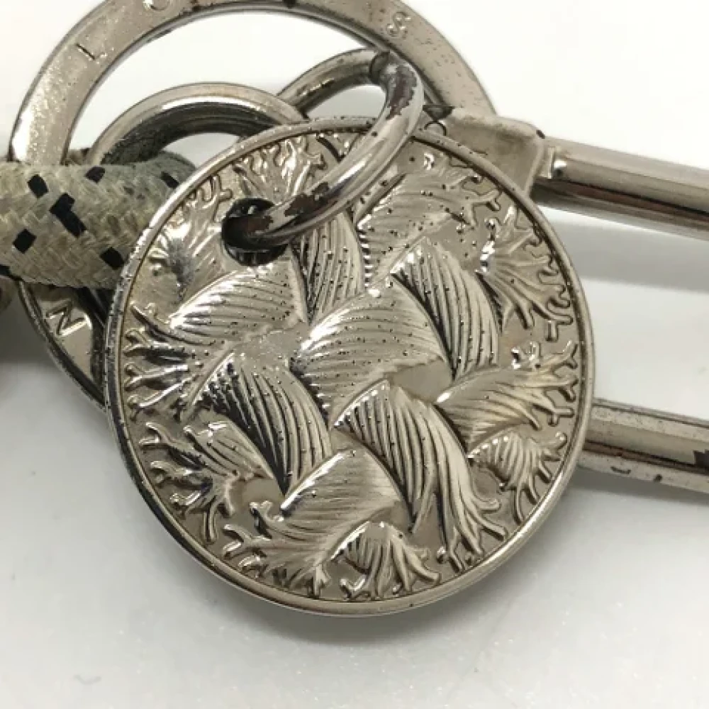 Louis Vuitton Vintage Pre-owned Fabric key-holders White Dames