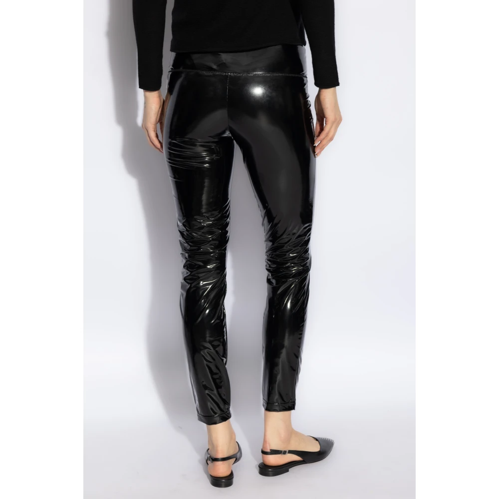 AllSaints Latex Leggings "Cora" Black Dames
