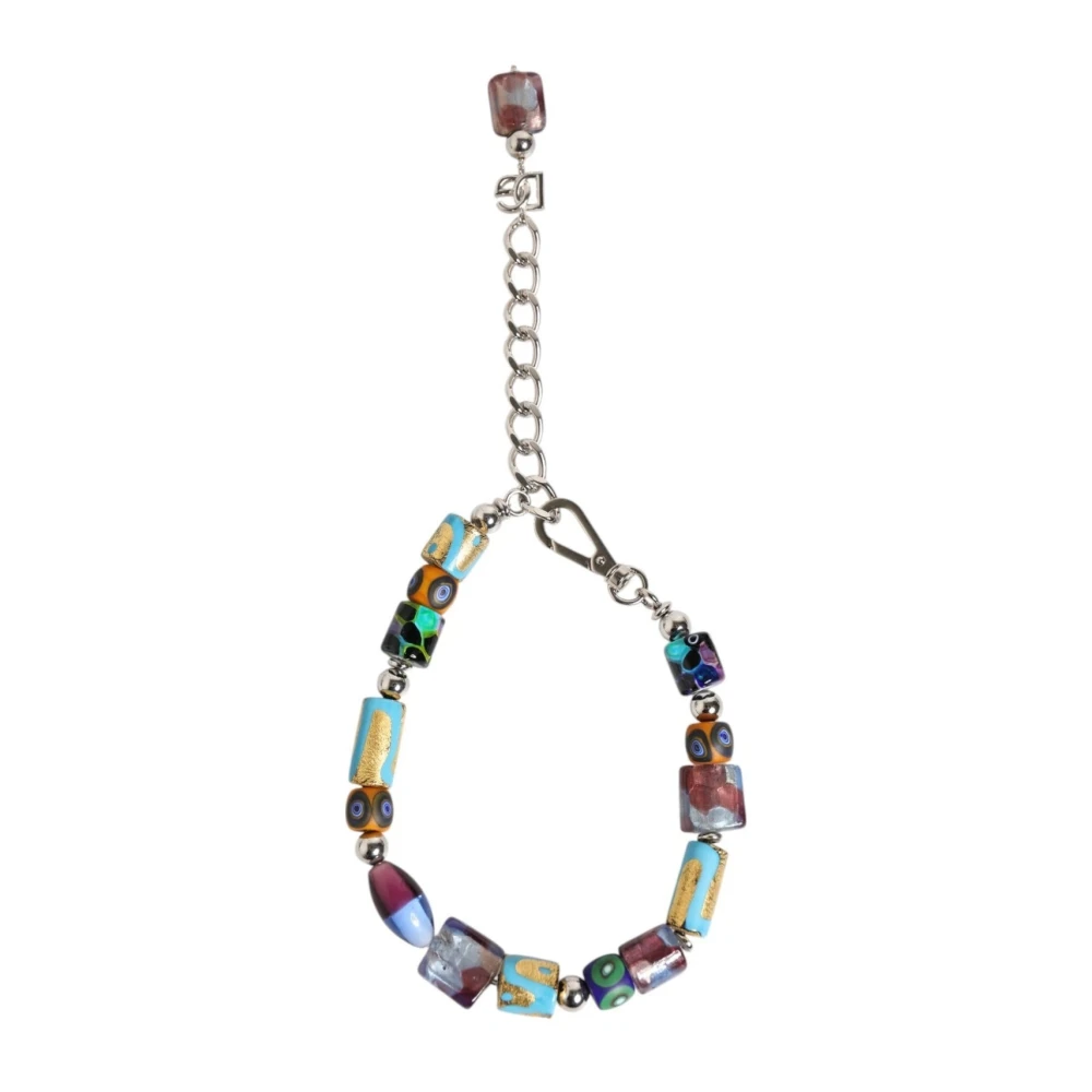 Dolce & Gabbana Women's Multicolor Necklaces, One Size, Murano Glass Beads Necklace