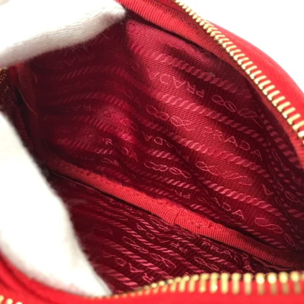 Prada Vintage Pre-owned Fabric prada-bags Red Dames