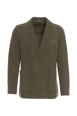 Grön Dubbelknäppt Blazer