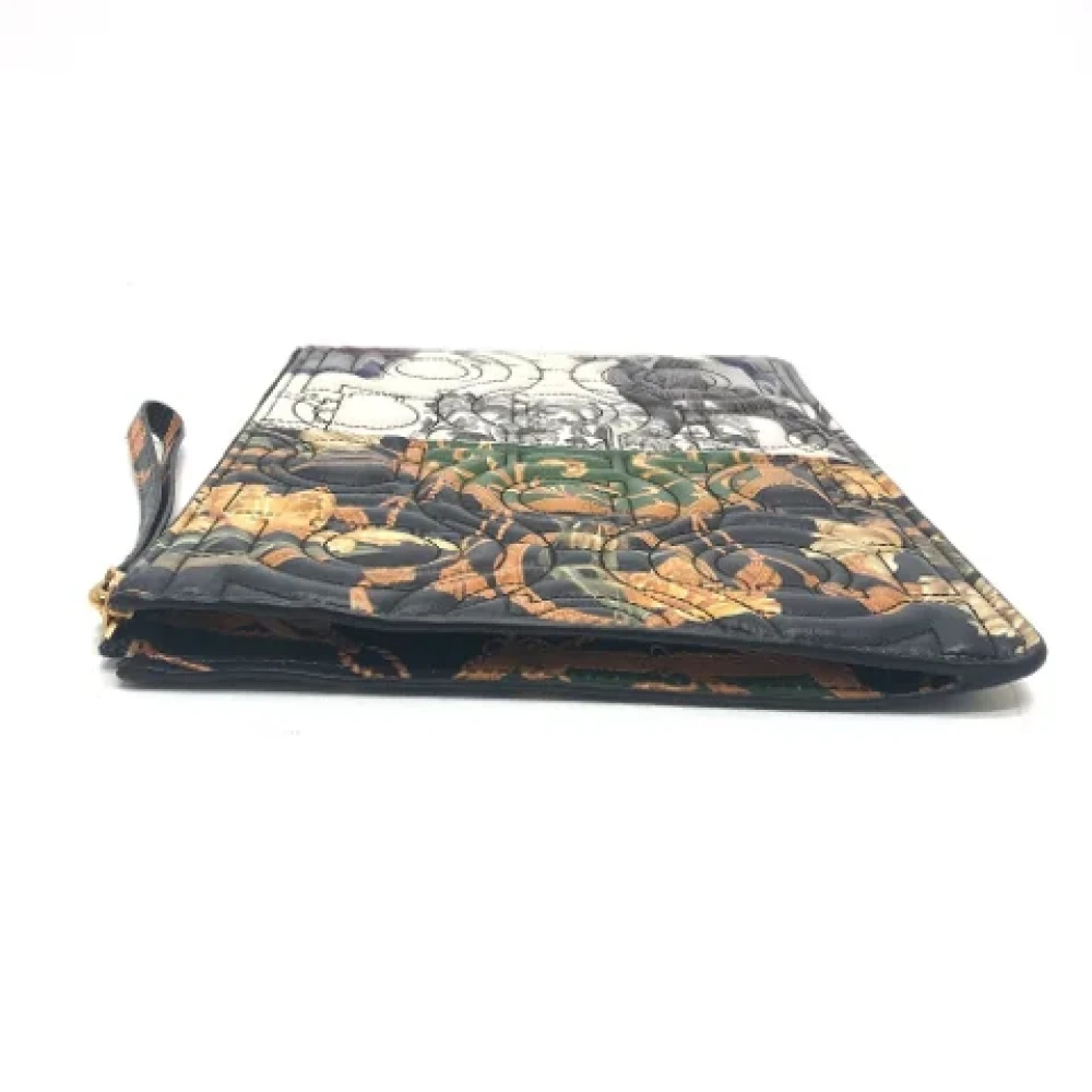 Salvatore Ferragamo Pre-owned Leather clutches Multicolor Heren