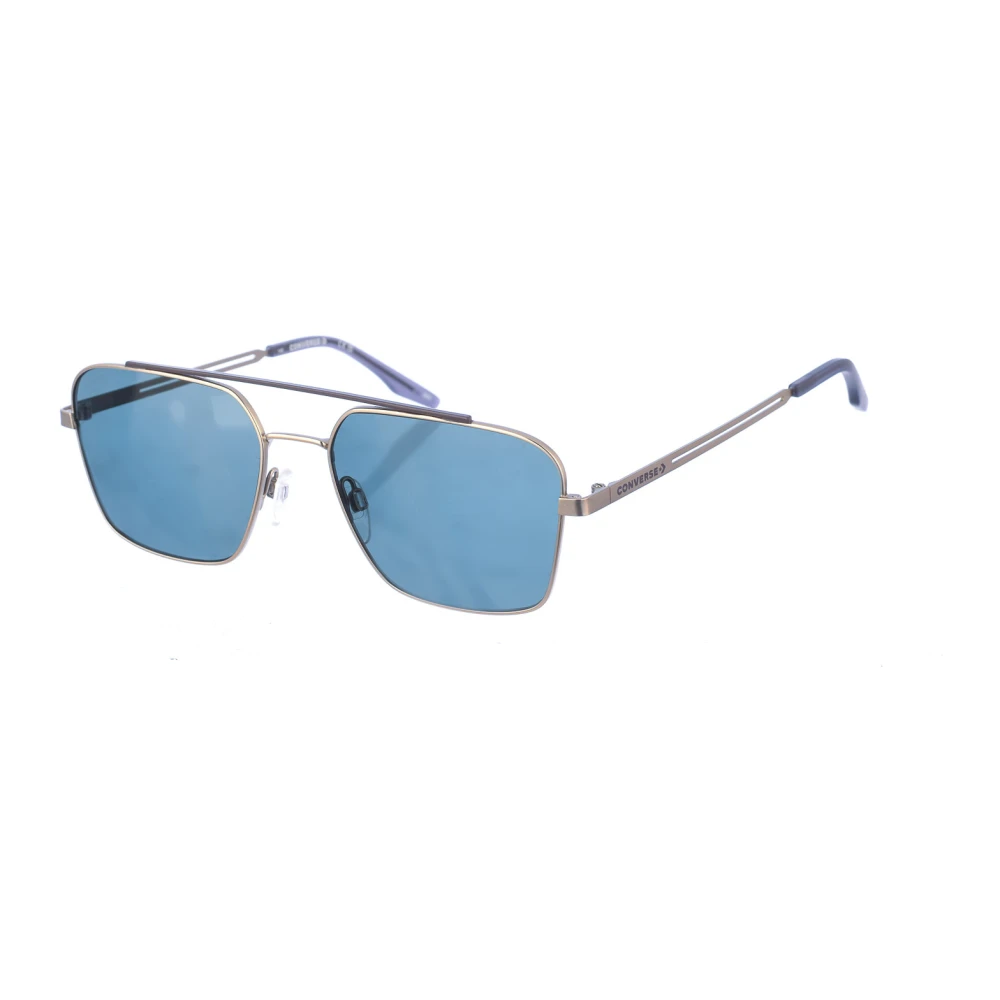 Converse Unisex Gray Sunglasses, One Size, Pilot Style Metal Sunglasses