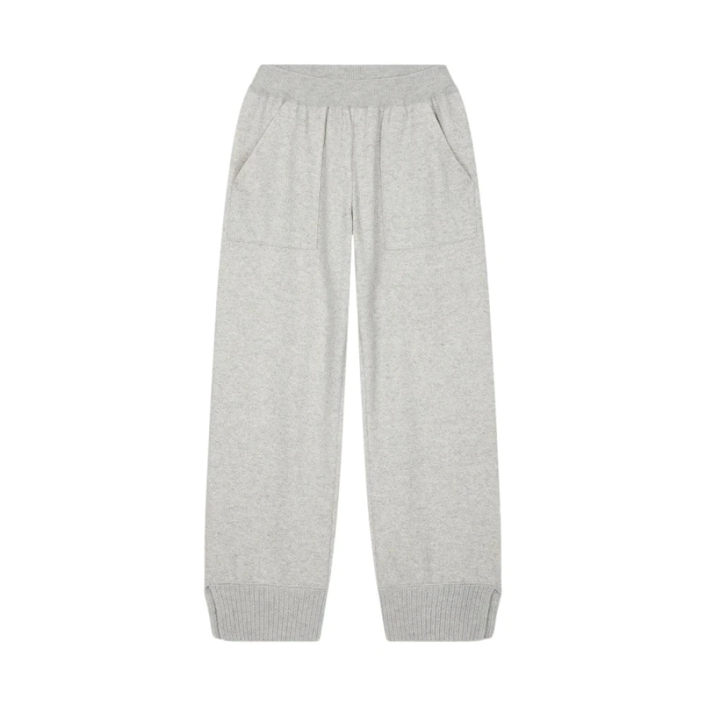 Dondup Cashmere blend jogger broek Gray Dames